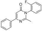 4(3H)-Pyrimidinone, 3-(2-fluorophenyl)-2-methyl-6-phenyl-