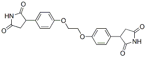 3-[4-[2-[4-(2,5-dioxopyrrolidin-3-yl)phenoxy]ethoxy]phenyl]pyrrolidine -2,5-dione
