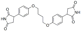3-[4-[4-[4-(2,5-dioxopyrrolidin-3-yl)phenoxy]butoxy]phenyl]pyrrolidine -2,5-dione