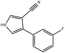 4-(3-FLUOROPHENYL)-1H-PYRROLE-3-CARBONITRILE