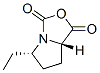 1H,3H-Pyrrolo[1,2-c]oxazole-1,3-dione,5-ethyltetrahydro-,(5S-trans)-(9CI)