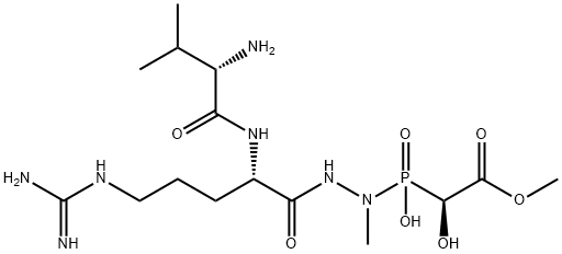 Nα-L-Valyl-L-arginine 2-[hydroxy(1-hydroxy-2-methoxy-2-oxoethyl)phosphinyl]-2-methyl hydrazide