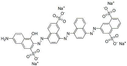 tetrasodium 3-[[4-[[4-[(6-amino-1-hydroxy-3-sulphonato-2-naphthyl)azo]-7-sulphonato-1-naphthyl]azo]-1-naphthyl]azo]naphthalene-1,5-disulphonate