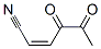 2-Hexenenitrile, 4,5-dioxo-, (Z)- (9CI)