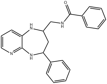 2-Benzoylaminomethylene-4-phenyl-1H-tetrahydro-6-azabenzo-1,5-diazepin e