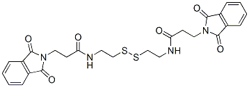 N,N'-(dithiodi-2,1-ethanediyl)bis[1,3-dihydro-1,3-dioxo-2H-isoindole-2-propionamide]