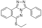 1,2,4-Triazolo(3,4-a)phthalazine, 6-(ethylthio)-3-phenyl-