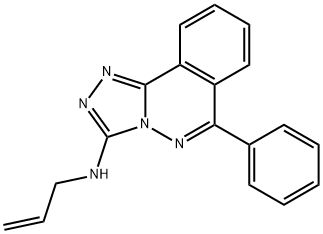 1,2,4-Triazolo(3,4-a)phthalazin-3-amine, 6-phenyl-N-2-propenyl-