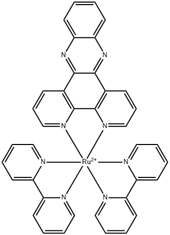 bis(2,2'-bipyridyl)(dipyrido(3,2-alpha-2',3'-c)phenazine)ruthenium (II)