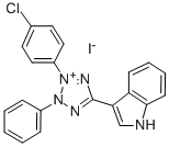 2H-Tetrazolium, 3-(4-chlorophenyl)-5-(1H-indol-3-yl)-2-phenyl-, iodide