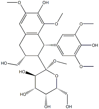 (+)-南烛木树脂酚 9'-O-葡萄糖甙