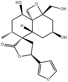 (2'aR,3S,5S,9'aR)-5-(3-Furanyl)-2'a,3',4,5,5',5'aα,8',9'-octahydro-4'α,9'α-dihydroxy-2'a-(hydroxymethyl)-7'β-methylspiro[furan-3(2H),6'(7'H)-[4H]naphth[1,8a-b]oxet]-2-one