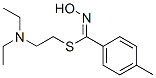 S-(2-(diethylamino)ethyl) 4-methylbenzothiohydroximate