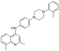 2,8-Dimethyl-4-(p-(4-(o-tolyl)-1-piperazinyl)anilino)quinoline