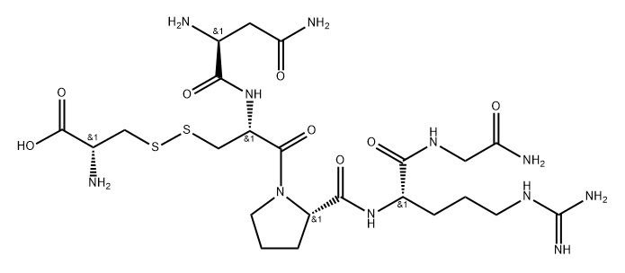argipressin (5-9), (2-1')-disulfide Cys(6)-