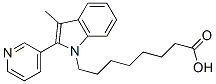 3-methyl-2-(3-pyridyl)-1-indoleoctanoic acid