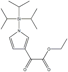 Oxo-(1-triisopropylsilyl-1H-pyrrol-3-yl)acetic acid ethyl ester