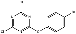 2-(4-Bromophenoxy)-4,6-dichloro-1,3,5-triazine