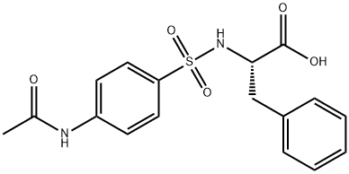 (2S)-2-[(4-acetamidophenyl)sulfonylamino]-3-phenyl-propanoic acid