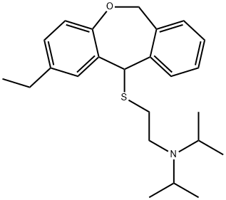 2-((2-Ethyl-6,11-dihydrodibenz(b,e)oxepin-11-yl)thio)-N,N-bis(1-methyl ethyl)ethanamine