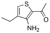 Ethanone, 1-(3-amino-4-ethyl-2-thienyl)- (9CI)