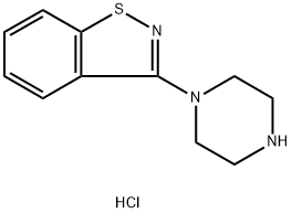 3-(1-哌嗪基)-1,2-苯并异噻唑盐酸盐