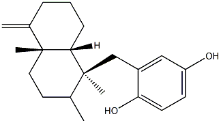 2-[[(1R,8aα)-1,2β,4aα-Trimethyl-5-methylenedecalin-1α-yl]methyl]hydroquinone