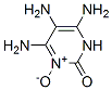 2(1H)-Pyrimidinone,  4,5,6-triamino-,  3-oxide