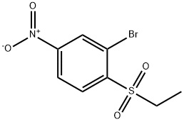 2-BroMo-1-(ethanesulfonyl)-4-nitrobenzene
