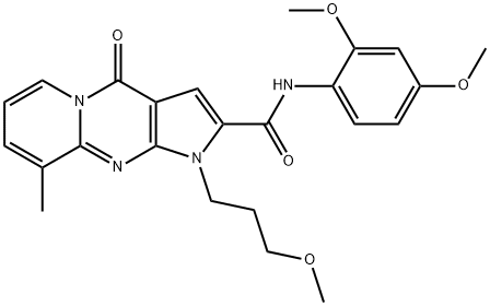 N-(2,4-dimethoxyphenyl)-1-(3-methoxypropyl)-9-methyl-4-oxo-1,4-dihydropyrido[1,2-a]pyrrolo[2,3-d]pyrimidine-2-carboxamide