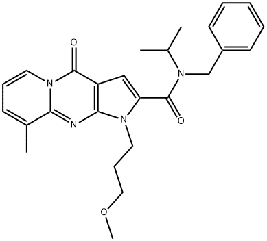 N-benzyl-N-isopropyl-1-(3-methoxypropyl)-9-methyl-4-oxo-1,4-dihydropyrido[1,2-a]pyrrolo[2,3-d]pyrimidine-2-carboxamide