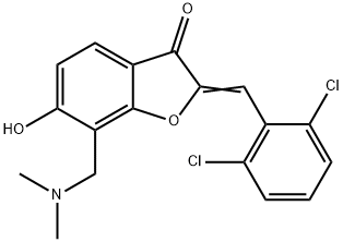 2-(2,6-dichlorobenzylidene)-7-[(dimethylamino)methyl]-6-hydroxy-1-benzofuran-3(2H)-one