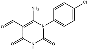 6-Amino-1-(4-chlorophenyl)-2,4-dioxo-1,2,3,4-tetrahydropyrimidine-5-carbaldehyde