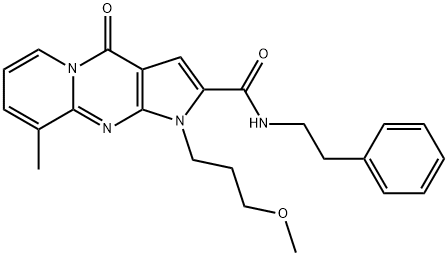 1-(3-methoxypropyl)-9-methyl-4-oxo-N-(2-phenylethyl)-1,4-dihydropyrido[1,2-a]pyrrolo[2,3-d]pyrimidine-2-carboxamide