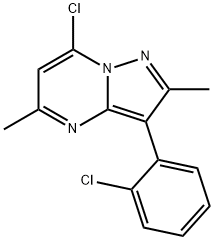 7-氯-3-(2-氯苯基)-2,5-二甲基吡唑并[1,5-A]嘧啶