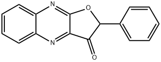 Furo[2,3-b]quinoxalin-3(2H)-one,  2-phenyl-