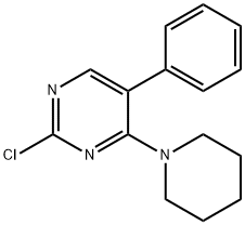 2-氯-5-苯基-4-(哌啶-1-基)嘧啶