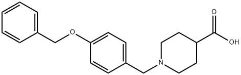 1-[[4-(PHENYLMETHOXY)PHENYL]METHYL]-PIPERIDINE-4-CARBOXYLIC ACID