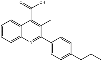 3-甲基-2-(4-丙基苯基)喹啉-4-羧酸