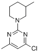 4-CHLORO-6-METHYL-2-(3-METHYLPIPERIDIN-1-YL)PYRIMIDINE