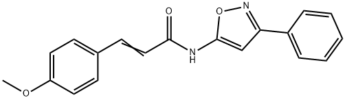 (2E)-3-(4-methoxyphenyl)-N-(3-phenyl-1,2-oxazol-5-yl)prop-2-enamide