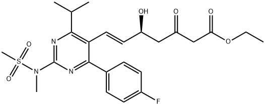 (5S,6E)-7-[4-(4-氟苯基)-6-异丙基-2-(N-甲基-N-甲磺酰基)嘧啶-5-基]-5-羟基-3-氧代-6-庚烯酸乙酯