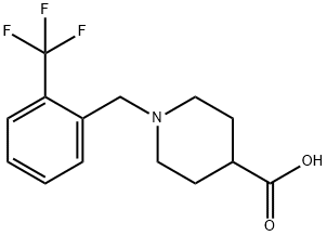 1-(2-TRIFLUOROMETHYL-BENZYL)-PIPERIDINE-4-CARBOXYLIC ACID