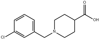1-[(3-氯苯基)甲基]-4-哌啶甲酸