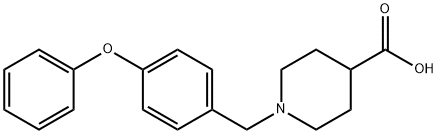 1-[(4-PHENOXYPHENYL)METHYL]-PIPERIDINE-4-CARBOXYLIC ACID