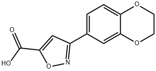 5-Isoxazolecarboxylic  acid,  3-(2,3-dihydro-1,4-benzodioxin-6-yl)-