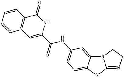 3-Isoquinolinecarboxamide,  N-(2,3-dihydroimidazo[2,1-b]benzothiazol-6-yl)-1,2-dihydro-1-oxo-
