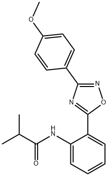N-{2-[3-(4-methoxyphenyl)-1,2,4-oxadiazol-5-yl]phenyl}-2-methylpropanamide