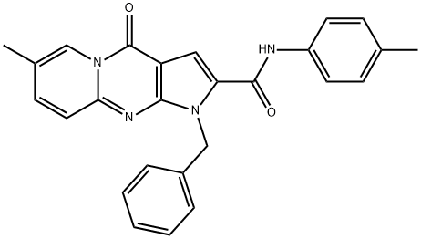 1-benzyl-7-methyl-N-(4-methylphenyl)-4-oxo-1,4-dihydropyrido[1,2-a]pyrrolo[2,3-d]pyrimidine-2-carboxamide