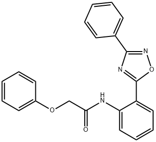 2-phenoxy-N-[2-(3-phenyl-1,2,4-oxadiazol-5-yl)phenyl]acetamide